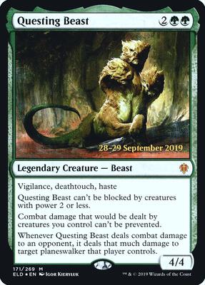 Questing Beast card from Prerelease Cards