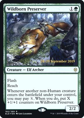 Wildborn Preserver card from Prerelease Cards