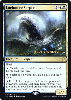 Lochmere Serpent card from Prerelease Cards