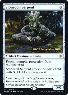 Stonecoil Serpent card from Prerelease Cards