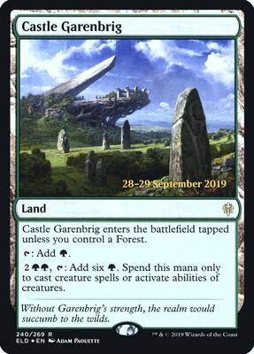 Castle Garenbrig card from Prerelease Cards