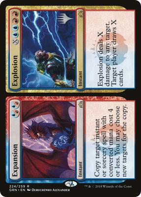 Expansion // Explosion card from Promo Pack: Throne of Eldraine