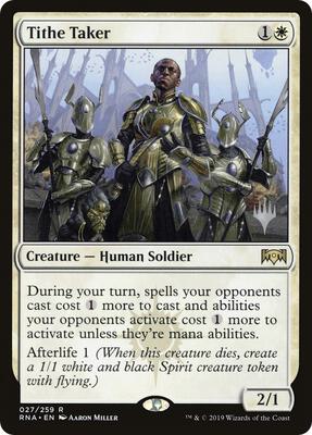 Tithe Taker card from Promo Pack: Throne of Eldraine