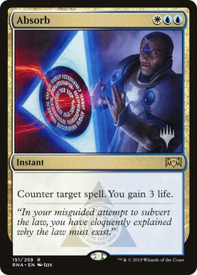 Absorb card from Promo Pack: Throne of Eldraine
