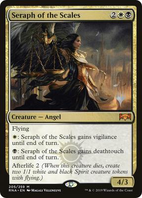 Seraph of the Scales card from Promo Pack: Throne of Eldraine