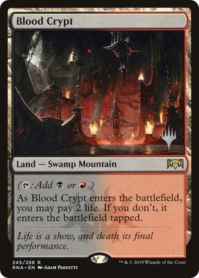 Blood Crypt card from Promo Pack: Throne of Eldraine