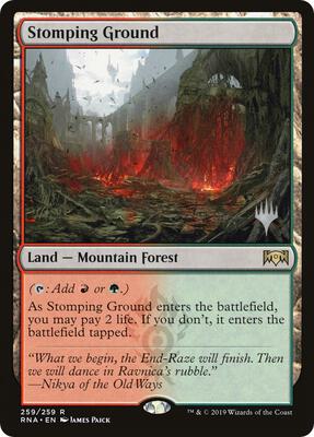 Stomping Ground card from Promo Pack: Throne of Eldraine