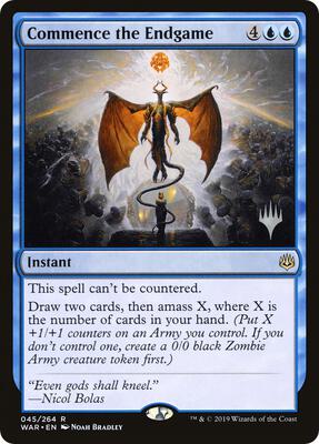 Commence the Endgame card from Promo Pack: Throne of Eldraine
