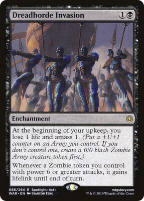 Dreadhorde Invasion card from Promo Pack: Throne of Eldraine