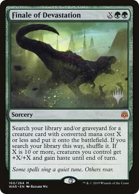 Finale of Devastation card from Promo Pack: Throne of Eldraine