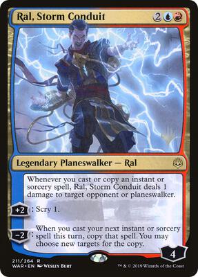 Ral, Storm Conduit card from Promo Pack: Throne of Eldraine