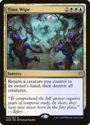 Time Wipe card from Promo Pack: Throne of Eldraine