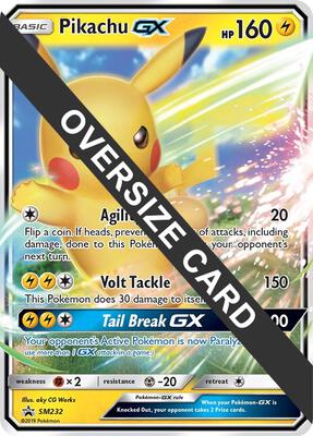 Pikachu GX - SM232 card from Jumbo Cards