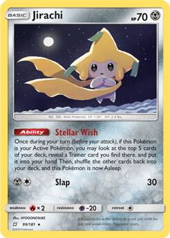 Jirachi - 99/181 card from Deck Exclusives