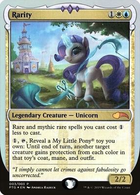 Rarity card from Ponies: The Galloping