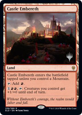 Castle Embereth card from Promo Pack: Throne of Eldraine