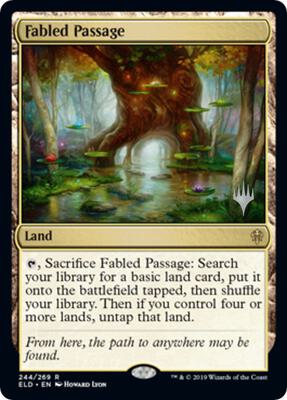 Fabled Passage card from Promo Pack: Throne of Eldraine