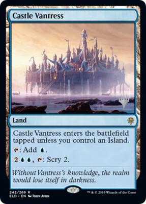 Castle Vantress card from Promo Pack: Throne of Eldraine