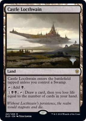 Castle Locthwain card from Promo Pack: Throne of Eldraine
