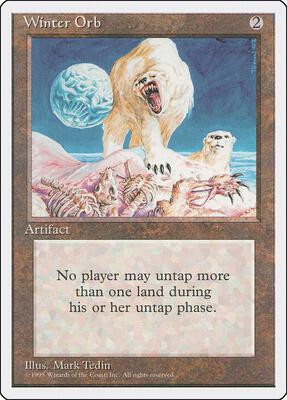 Winter Orb card from Fourth Edition
