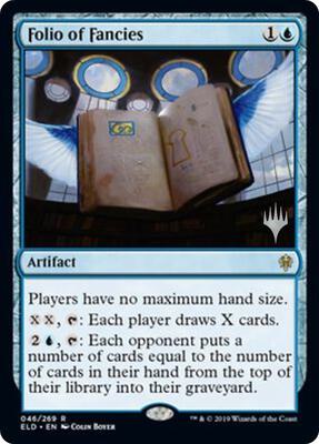 Folio of Fancies card from Promo Pack: Throne of Eldraine