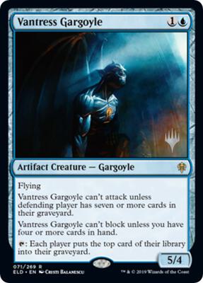 Vantress Gargoyle card from Promo Pack: Throne of Eldraine