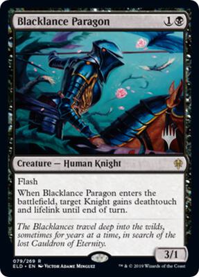Blacklance Paragon card from Promo Pack: Throne of Eldraine