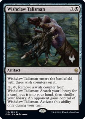 Wishclaw Talisman card from Promo Pack: Throne of Eldraine