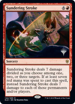 Sundering Stroke card from Promo Pack: Throne of Eldraine