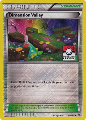 Dimension Valley - 93/119 (Pokemon League) card from League & Championship Cards