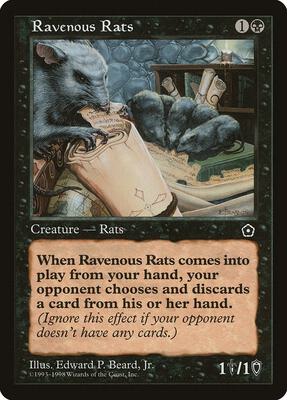 Ravenous Rats card from Portal Second Age