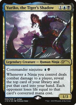 Yuriko, the Tiger's Shadow card from Judge Promos