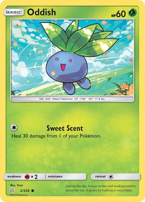 Oddish card from SM - Cosmic Eclipse