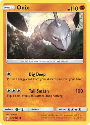 Onix card from SM - Cosmic Eclipse