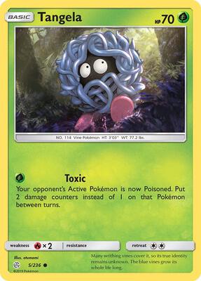 Tangela card from SM - Cosmic Eclipse