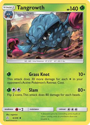 Tangrowth card from SM - Cosmic Eclipse