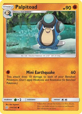 Palpitoad card from SM - Cosmic Eclipse