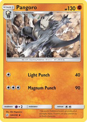 Pangoro card from SM - Cosmic Eclipse
