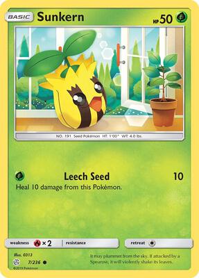 Sunkern card from SM - Cosmic Eclipse