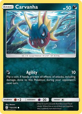 Carvanha card from SM - Cosmic Eclipse