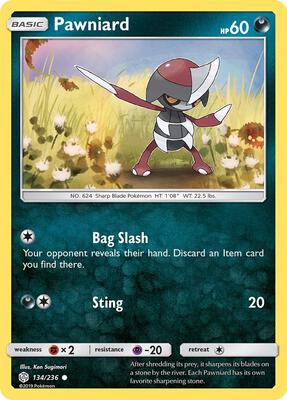 Pawniard card from SM - Cosmic Eclipse