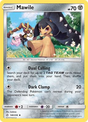 Mawile card from SM - Cosmic Eclipse