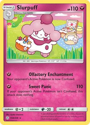 Slurpuff card from SM - Cosmic Eclipse