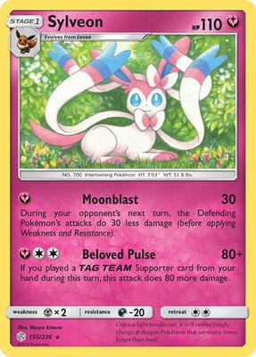 Sylveon card from SM - Cosmic Eclipse