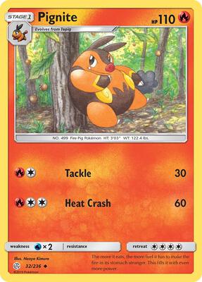Pignite card from SM - Cosmic Eclipse