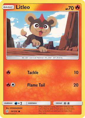 Litleo card from SM - Cosmic Eclipse