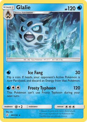 Glalie card from SM - Cosmic Eclipse