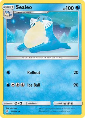 Sealeo card from SM - Cosmic Eclipse