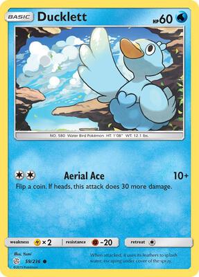 Ducklett card from SM - Cosmic Eclipse