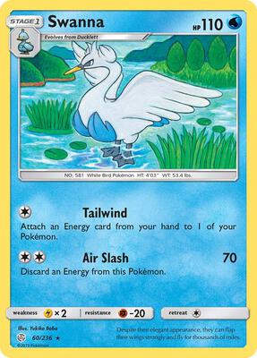 Swanna card from SM - Cosmic Eclipse